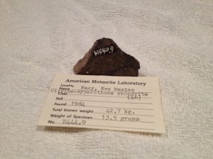 Macy, New Mexico 13.5 grams with Huss number H444.9