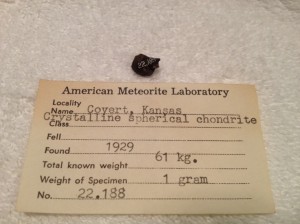 Covert, Kansas 1.0 grams with AML number 22.188